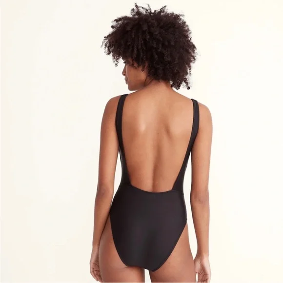 Madewell Classic Black One-Piece Swimsuit - Picture 2 of 5